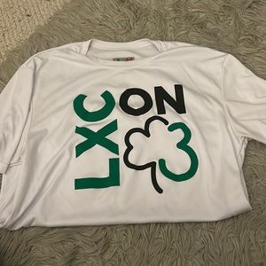 White dry fit LXC shirt